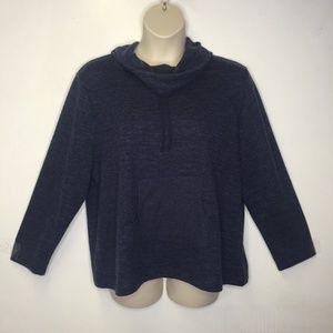 Live Love Lounge size 2X blue pullover sweater